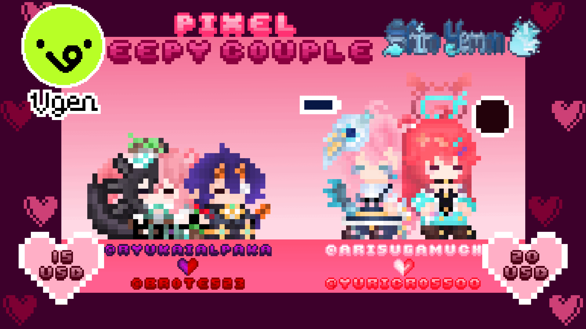 Pixel Eepy Couple